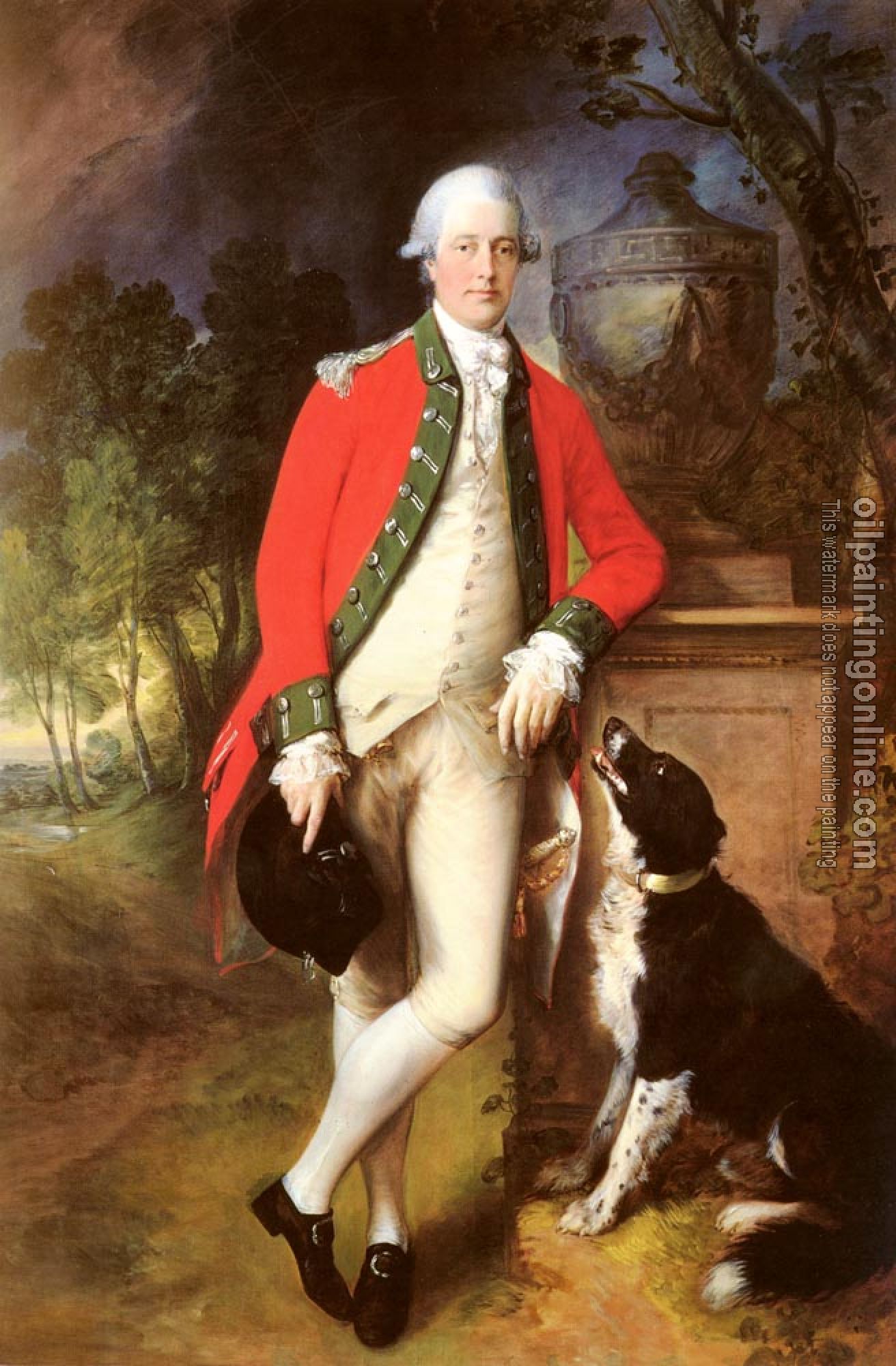 Gainsborough, Thomas - Portrait Of Colonel John Bullock